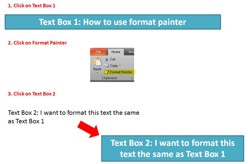 How To Use Format Painter In PowerPoint OutofhoursAdmin