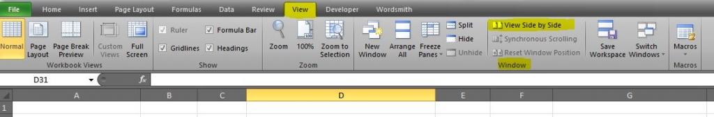 how-to-view-spreadsheets-side-by-side-in-excel-2010-outofhoursadmin